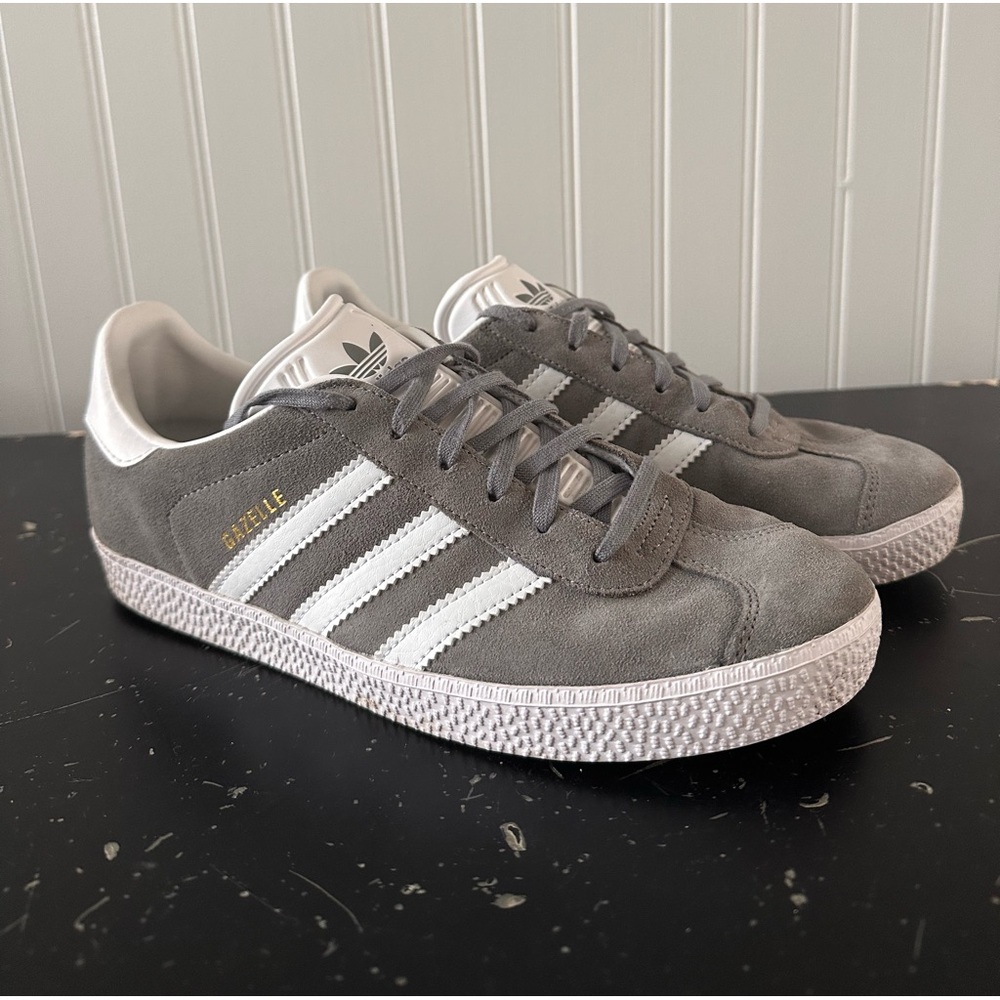 adidas Gazelle Grey - Big Kid 6, EU 38 2/3